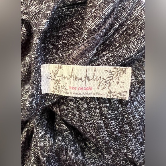 Intimately Free People Wear Me Now Tank Black/Gray Size Small - Picture 5 of 9